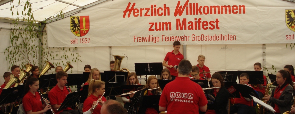 Frühschoppenkonzert der Juka beim Feuerwehrfest in Großstadelhofen