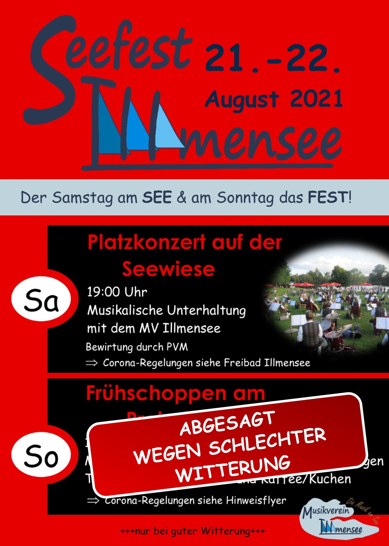 Update Seefest Illmensee 2021