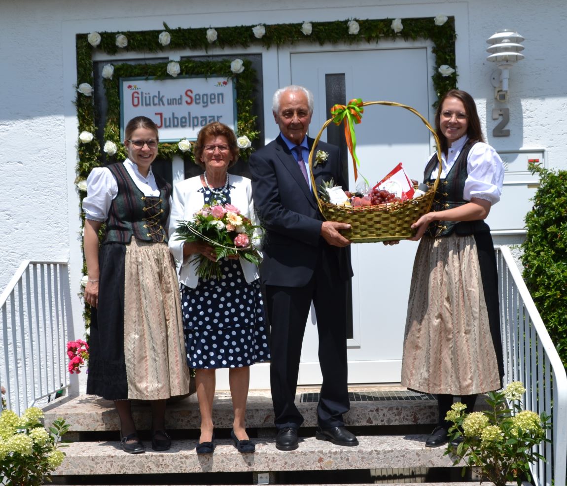 Diamantene Hochzeit von Erich und Irmgard Jäger
