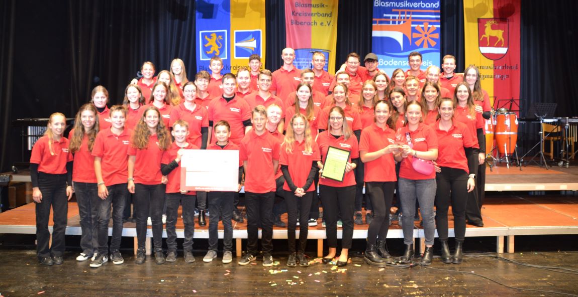 Erster Platz beim Oberschwäbischen Jugend-Blasmusik Festival