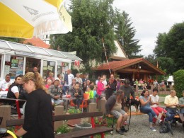 Platzkonzert auf dem Campingplatz