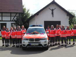 Segnung neues DRK-Fahrzeug